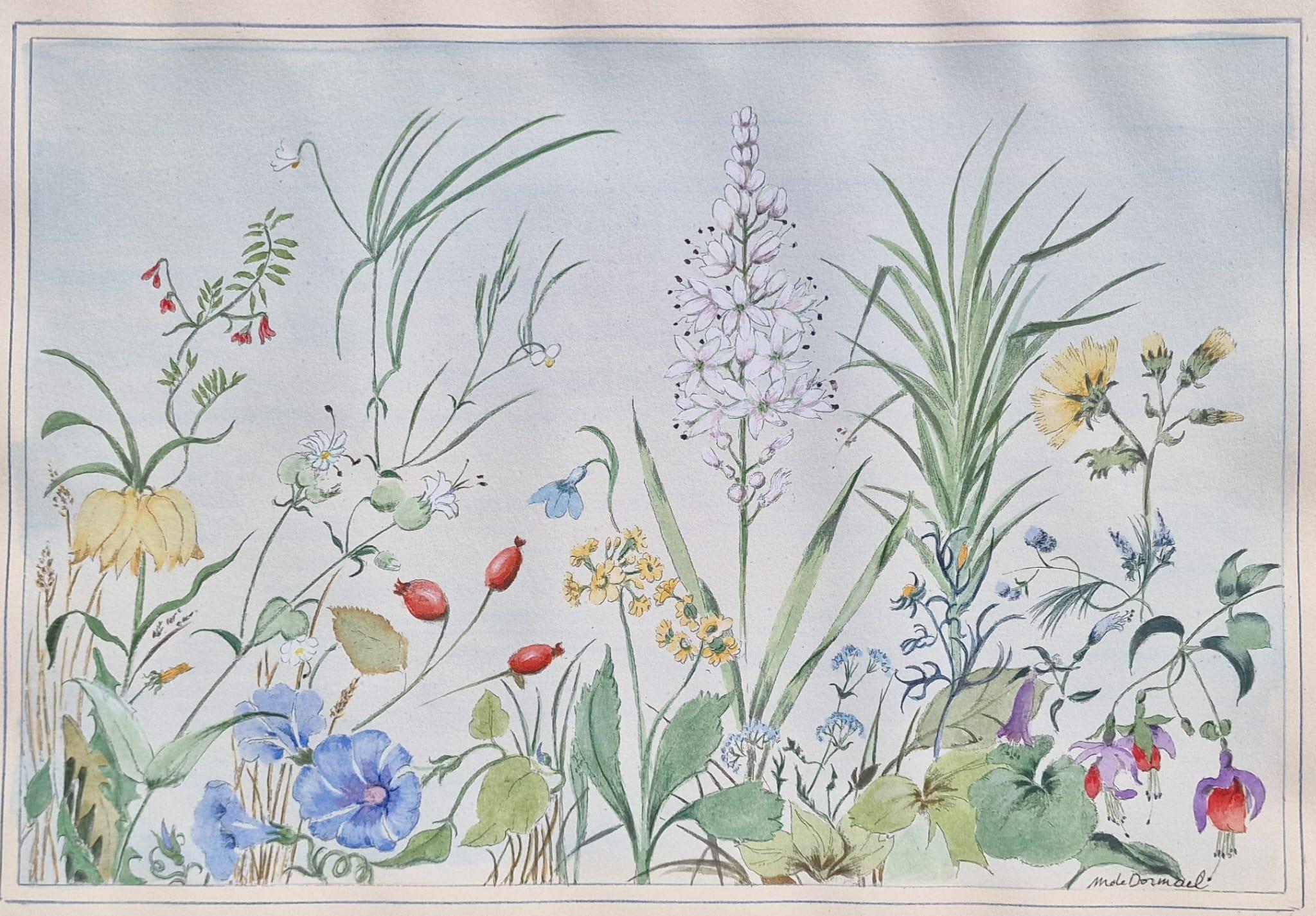 Atelier de dessin dans les Jardins de William Christie