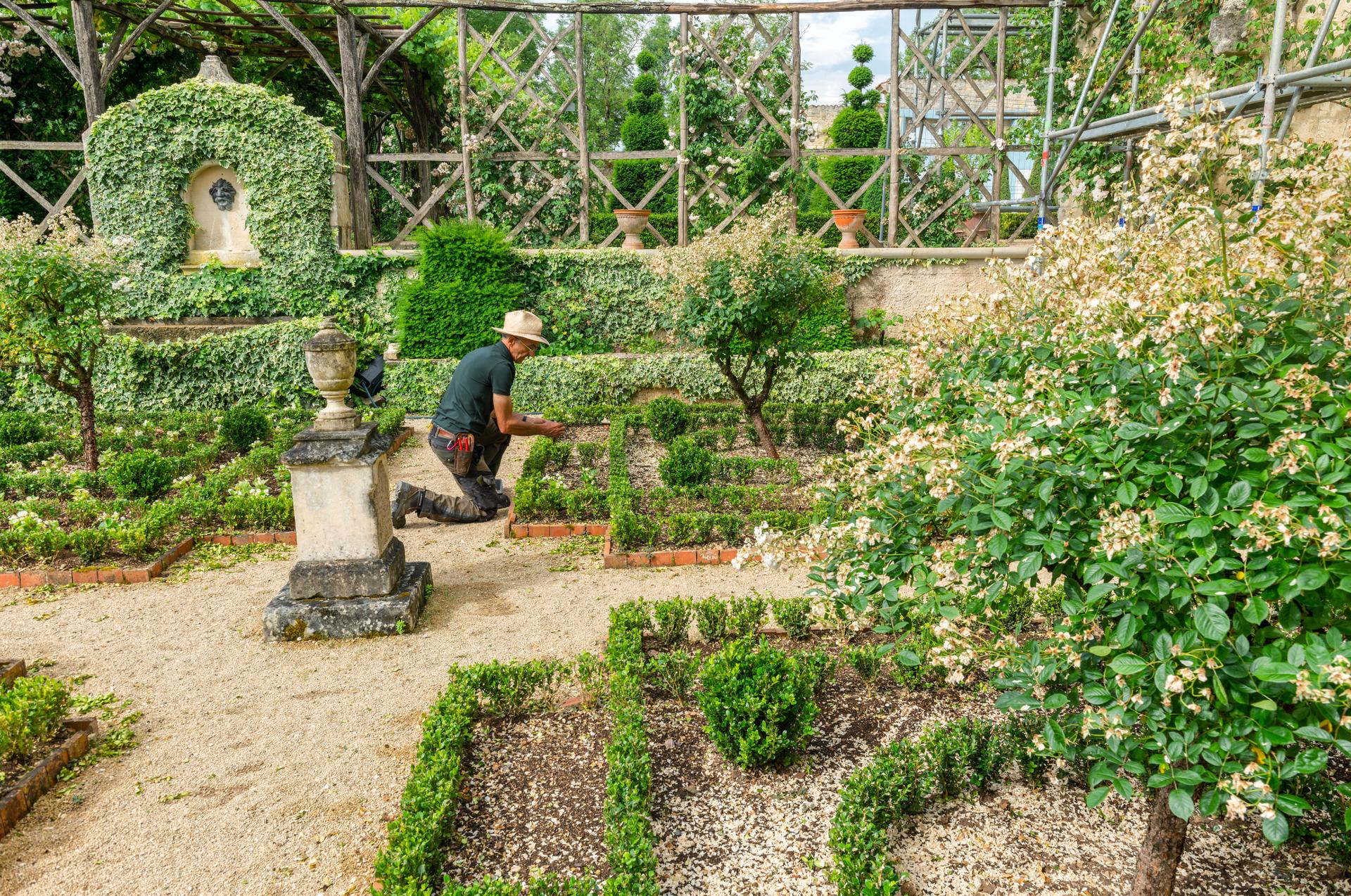 Jardinage dans les Jardins de William Christie