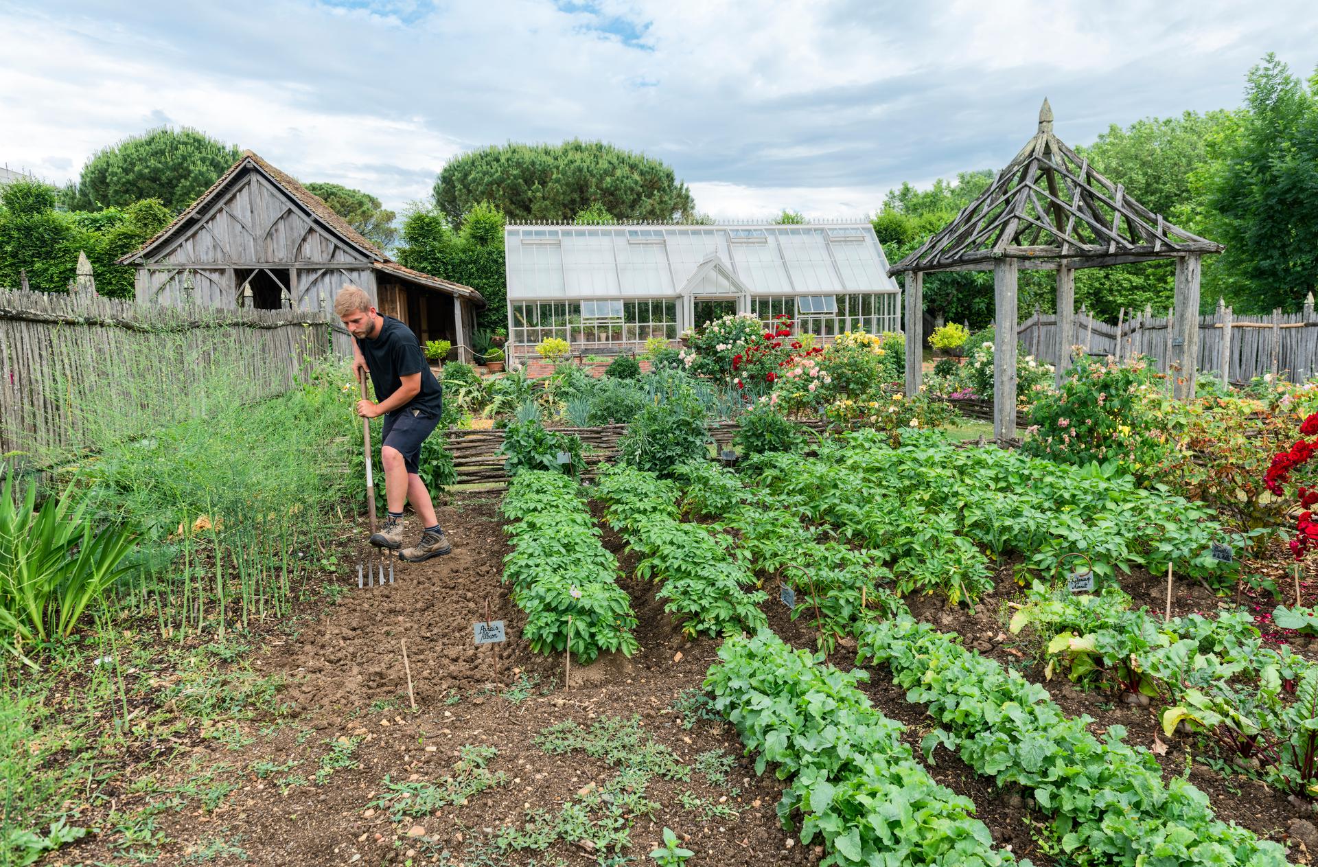 Jardinage dans les Jardins de William Christie