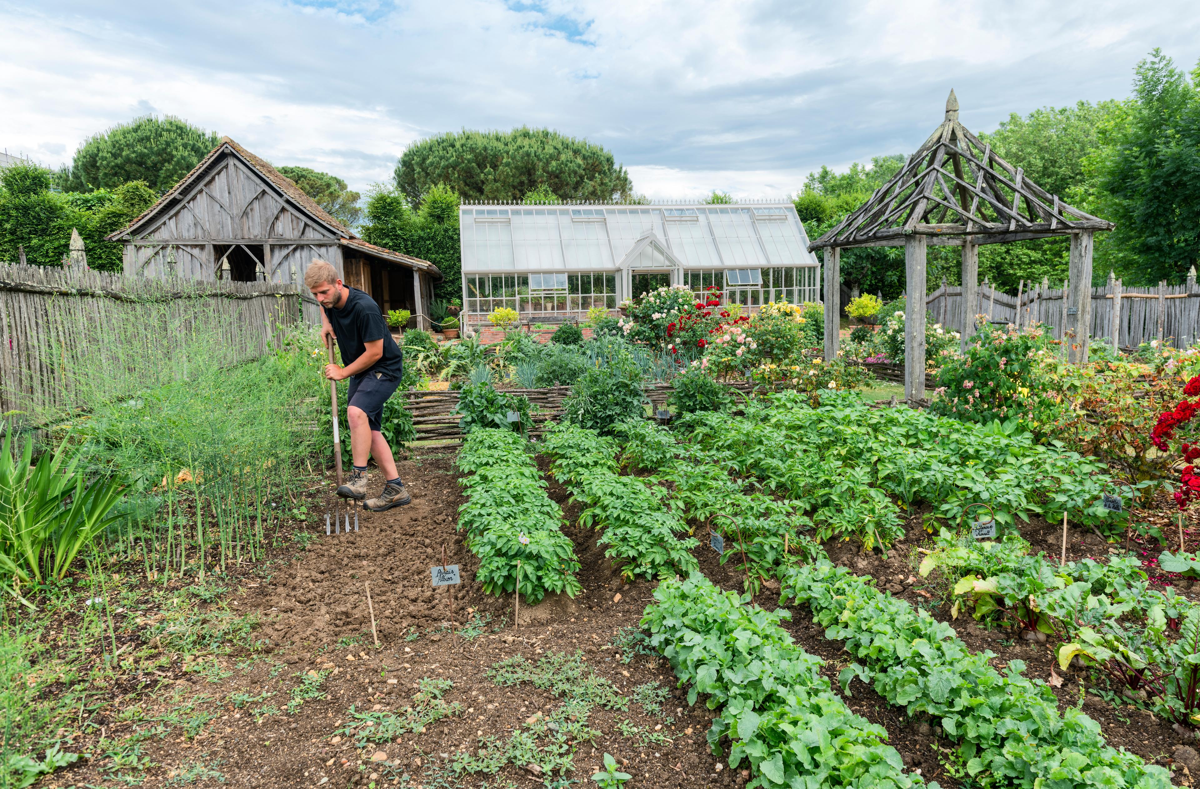 Jardinage dans les Jardins de William Christie
