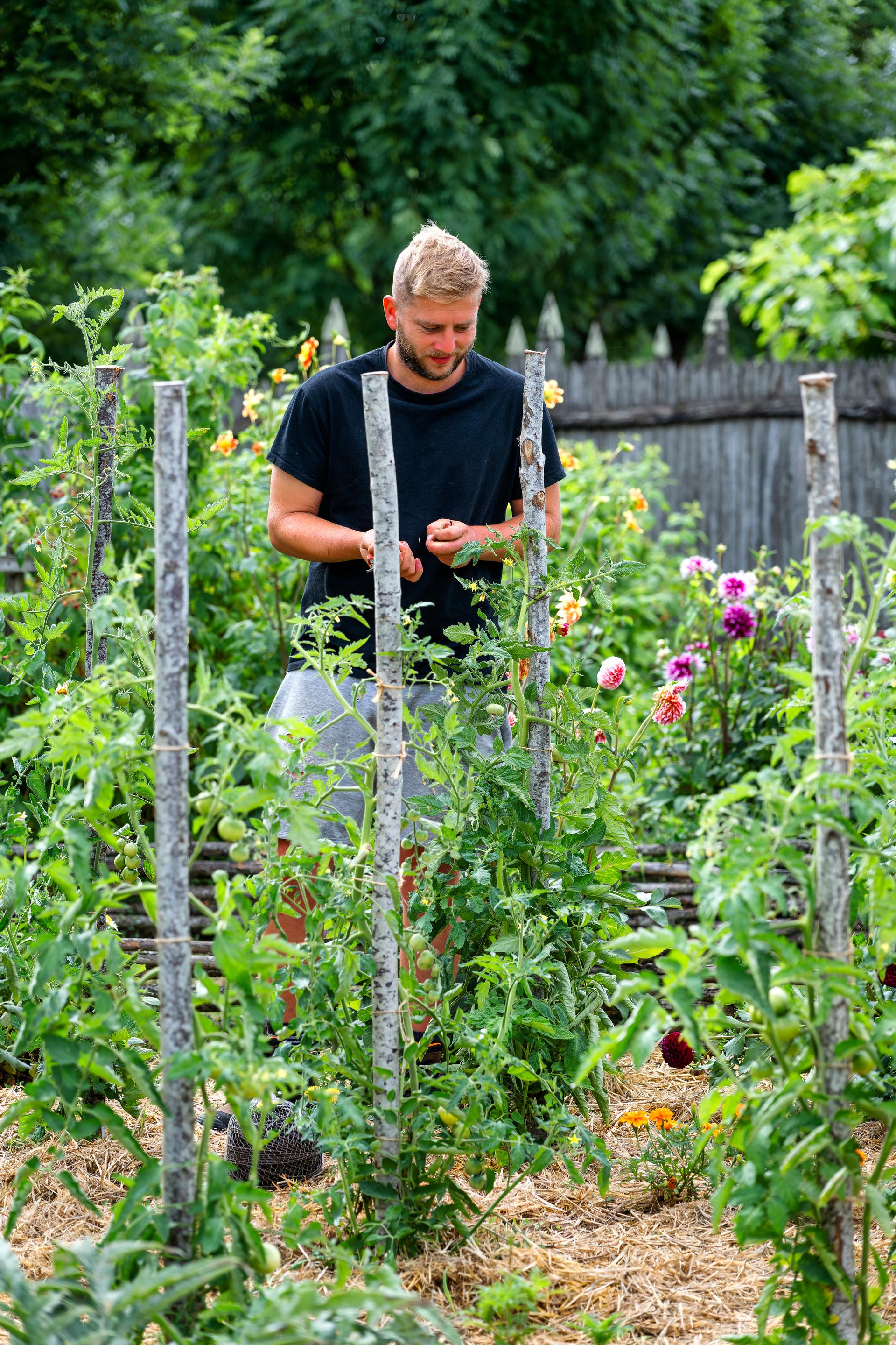 Jardinage dans les Jardins de William Christie