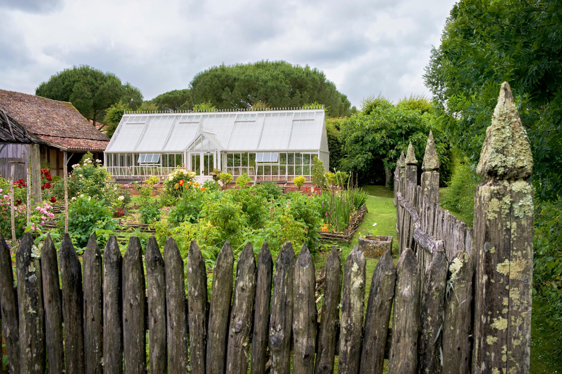 Jardins de William Christie - Serre et potager
