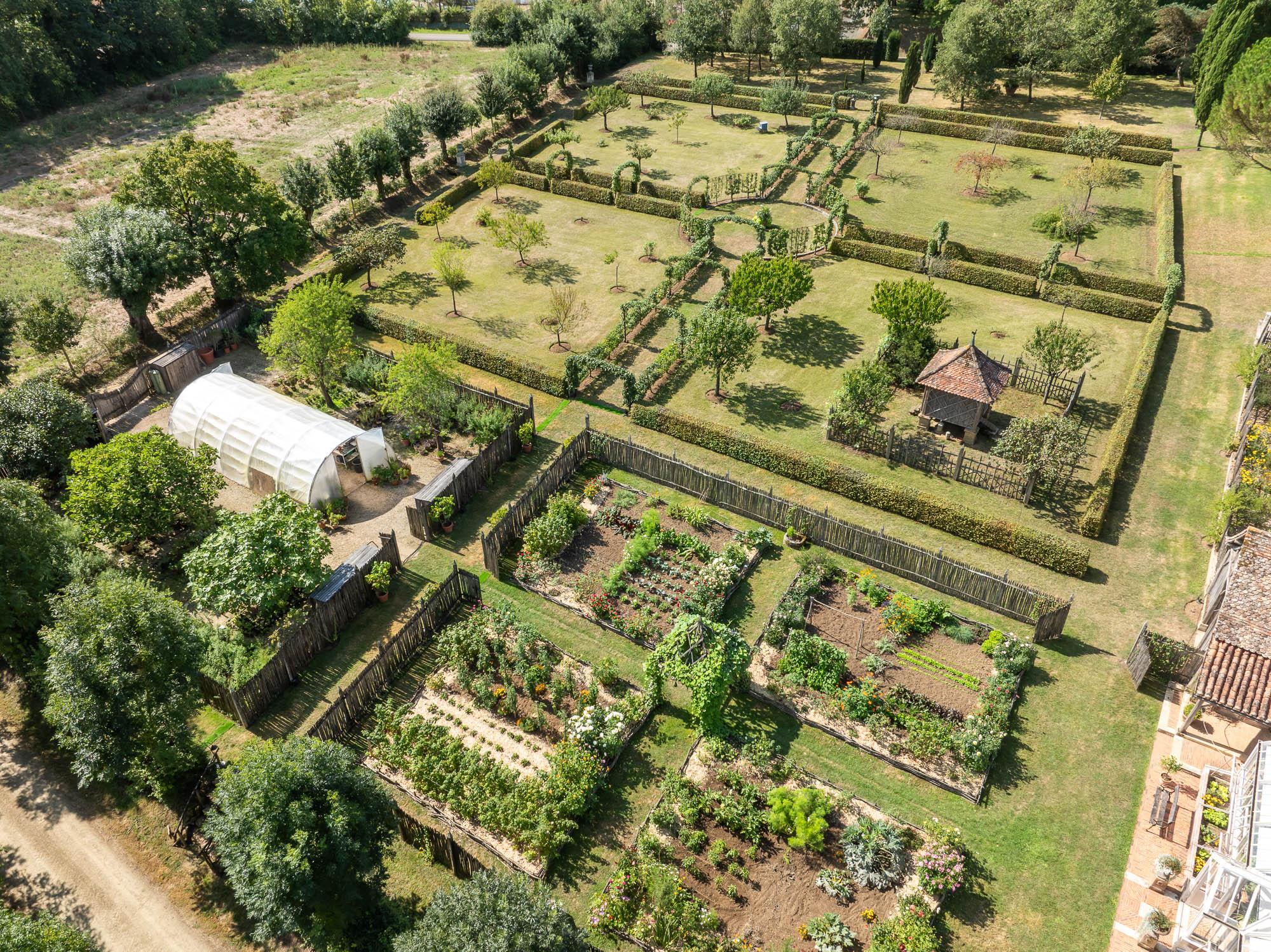 Jardins de William Christie - verger et potager
