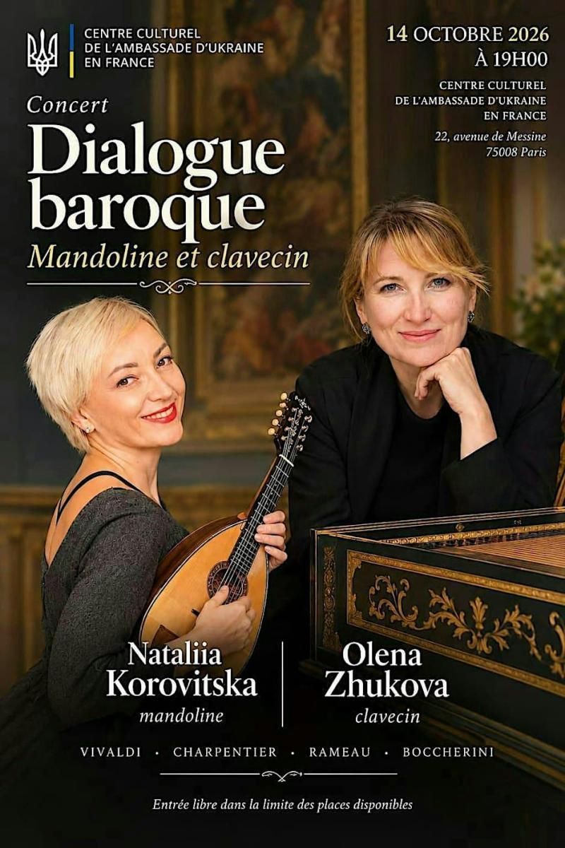 Concert Zhukova et Korovitska 14 octobre