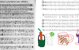 The Beggars Opera Partition Header